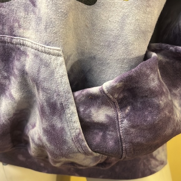 Trippy Psychedelic Hippie Purple Tie-Dye Hoodie Reasonable Offers Welcomed - Picture 5 of 9